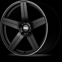 Fondmetal STC-01/C glossy black DL Wheel 11x22 - 22 inch 5x127 bold circle